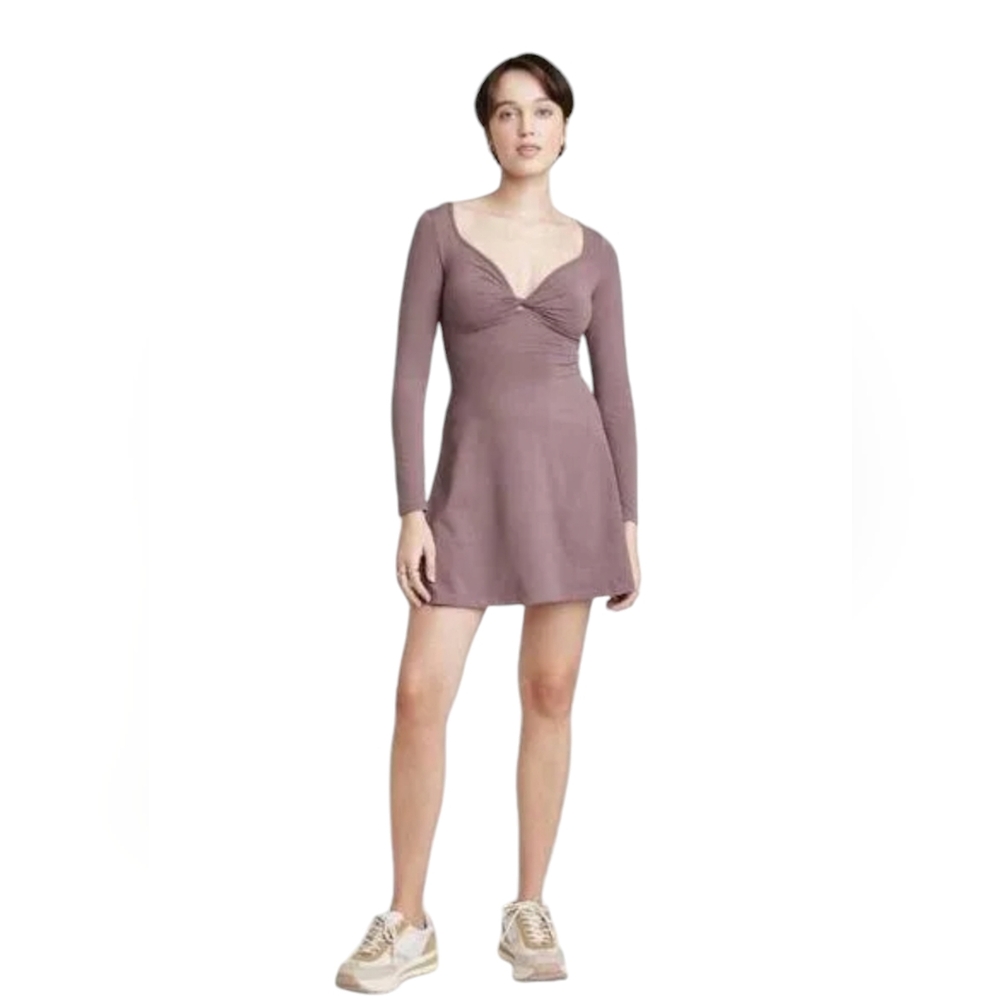 NWT Wild Fable Lavender Color Mini Dress Size‎ Medium - Picture 3 of 7